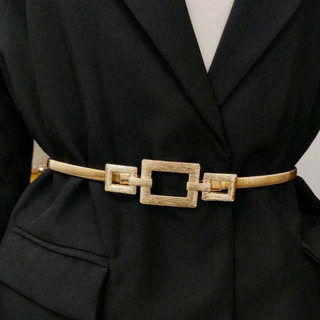 Cintos Finos Para Vestidos Elástico Trecho Feminino Cintura Cintos De Metal弹簧