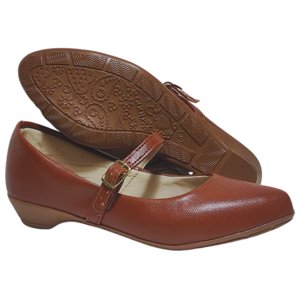 Sapato Sapatilha Boneca Ana Hoffman Salto Baixo 910 em Oferta na Shopee