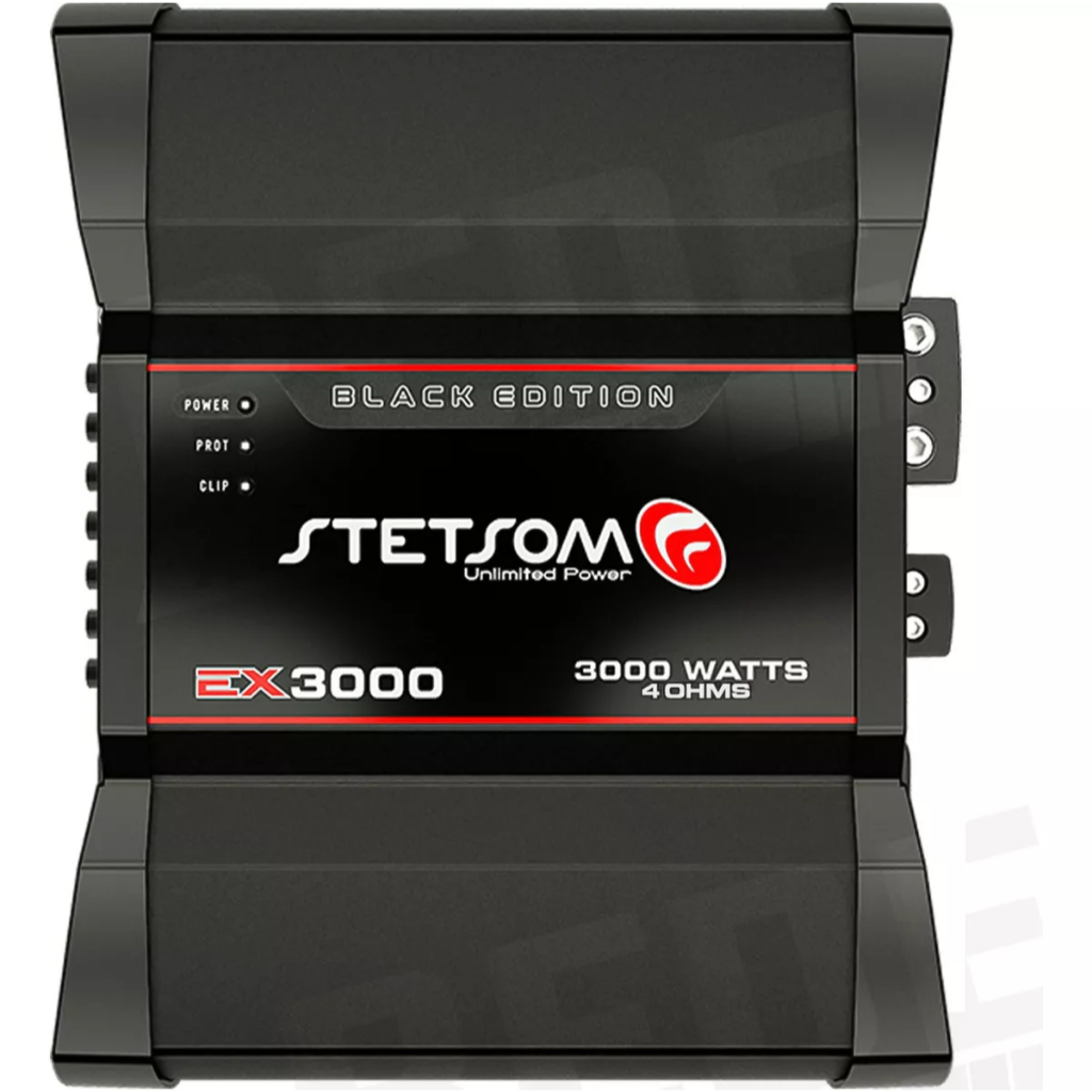 Módulo Amplificador Stetsom Ex3000 Black 3000wrms 4 Ohms