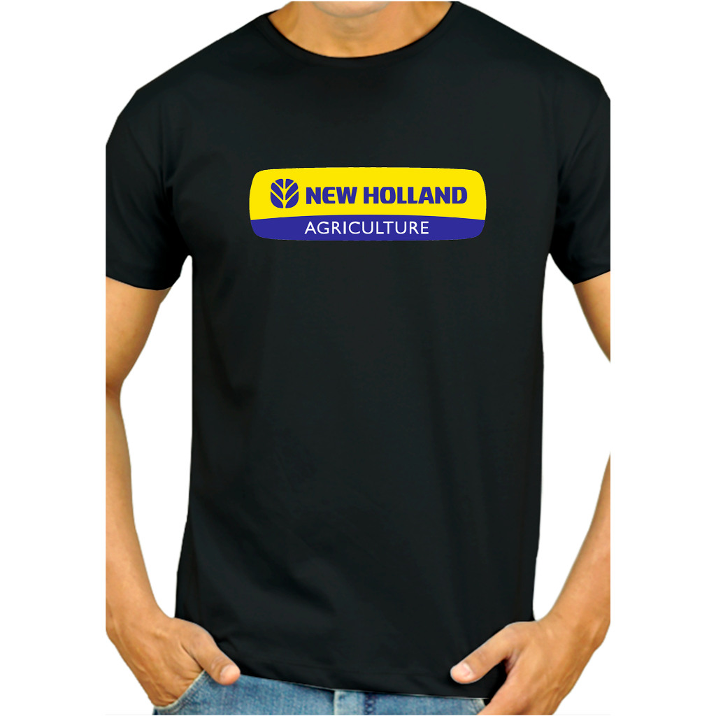 Camiseta New Holland Camisa Maquinas Pesadas Agrículas