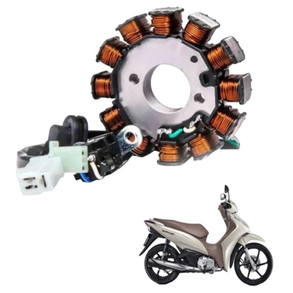Estator Completo P/ Moto Honda Biz 125 Ex 2018 2019 2020