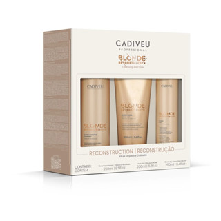 Cadiveu Kit Blonde Reconstructor Home Care 3 Produtos ( Kit Pequeno)