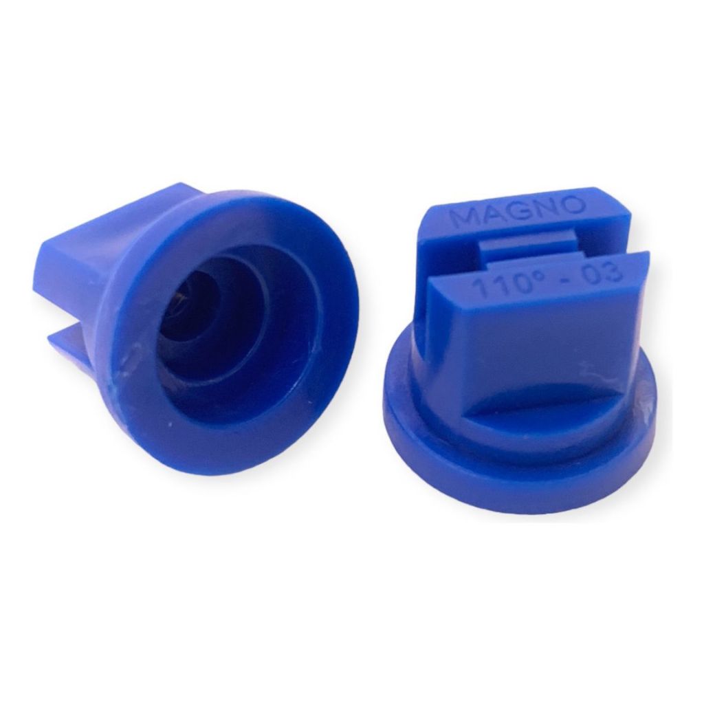 Bico Leque N.03 Azul Para Pulverização Poliacetal - Herbicidas, Fungicidas e Inseticidas  1 Unidade