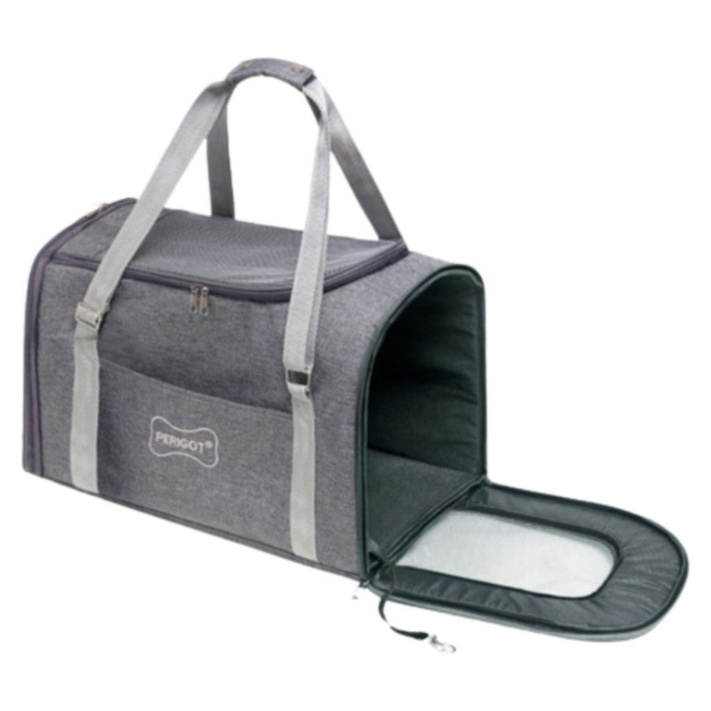 Bolsa De Transporte Pet 30x27x46cm Avião Luxo Para Cães E Gatos Perigot