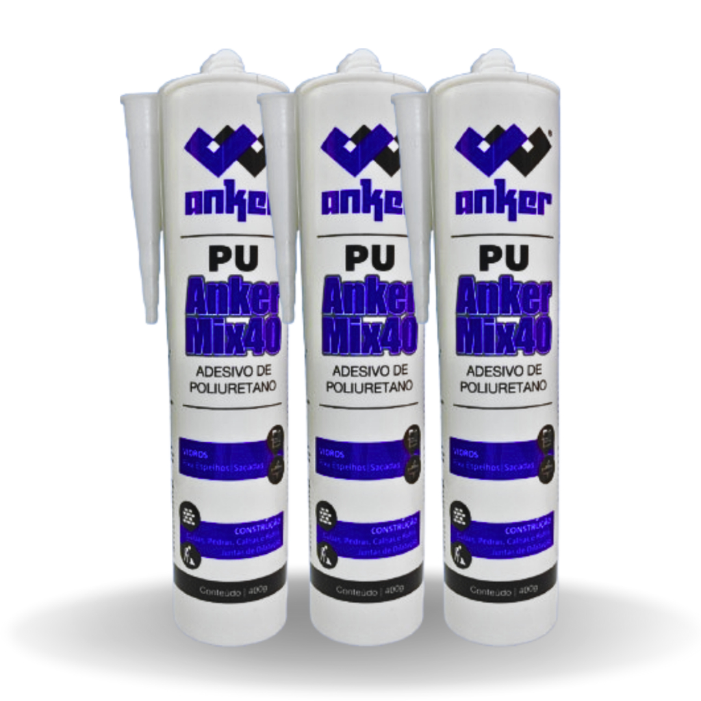 3 Cola Pu 40 Profissional Placa Revestimento Pvc 3d