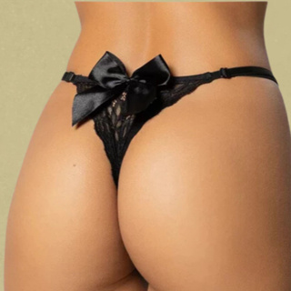 Tanga Laçarote Priscila, feita com renda e com forro algodão lingerie roupa intima em Oferta na Shopee