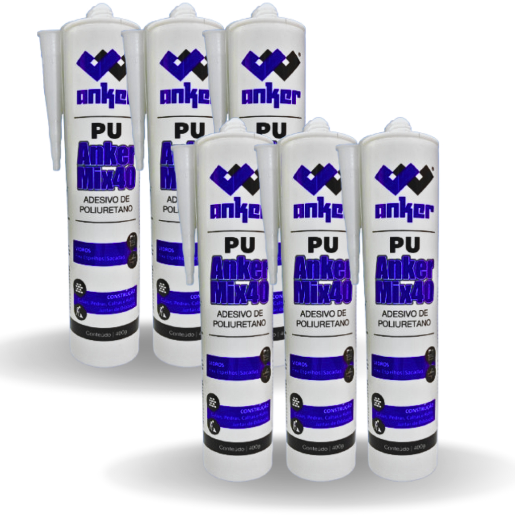 6 Selante Pu Cola Adesivo Pu40 Poliuretano em Oferta na Shopee