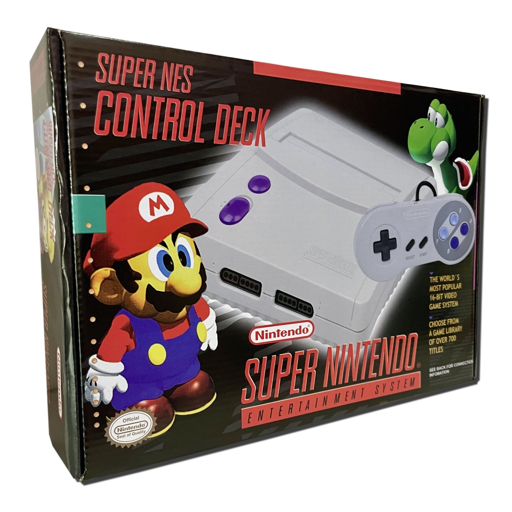 Caixa do Super Nintendo Baby Caixa SNES Baby