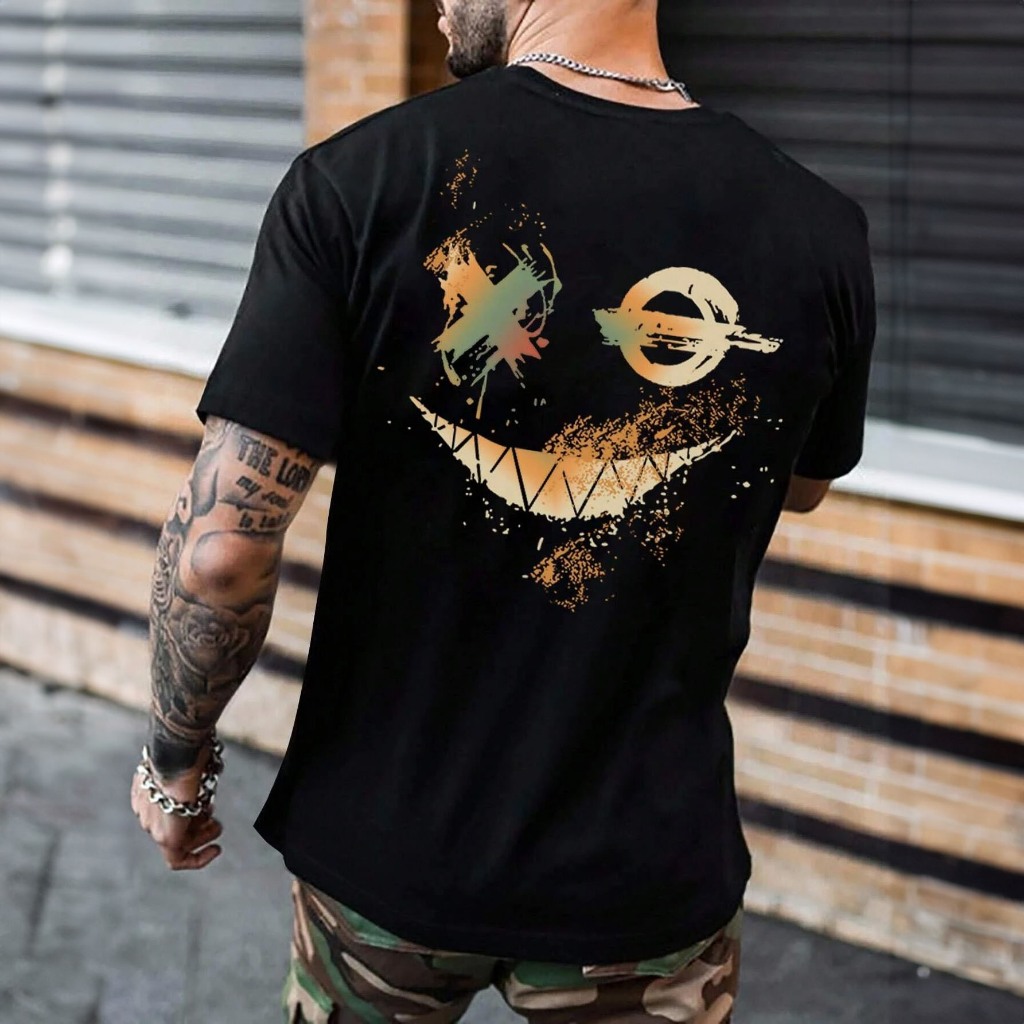 Camiseta Masculina T-shirt Street Wear Manfinity X O Camisa 100% Algodão em Oferta na Shopee
