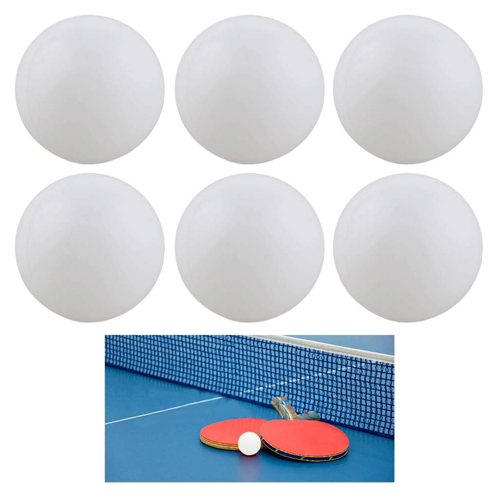 Kit 6, 12 e18 Bolinhas de Ping Pong / Bolas de Tênis de Mesa Brancas