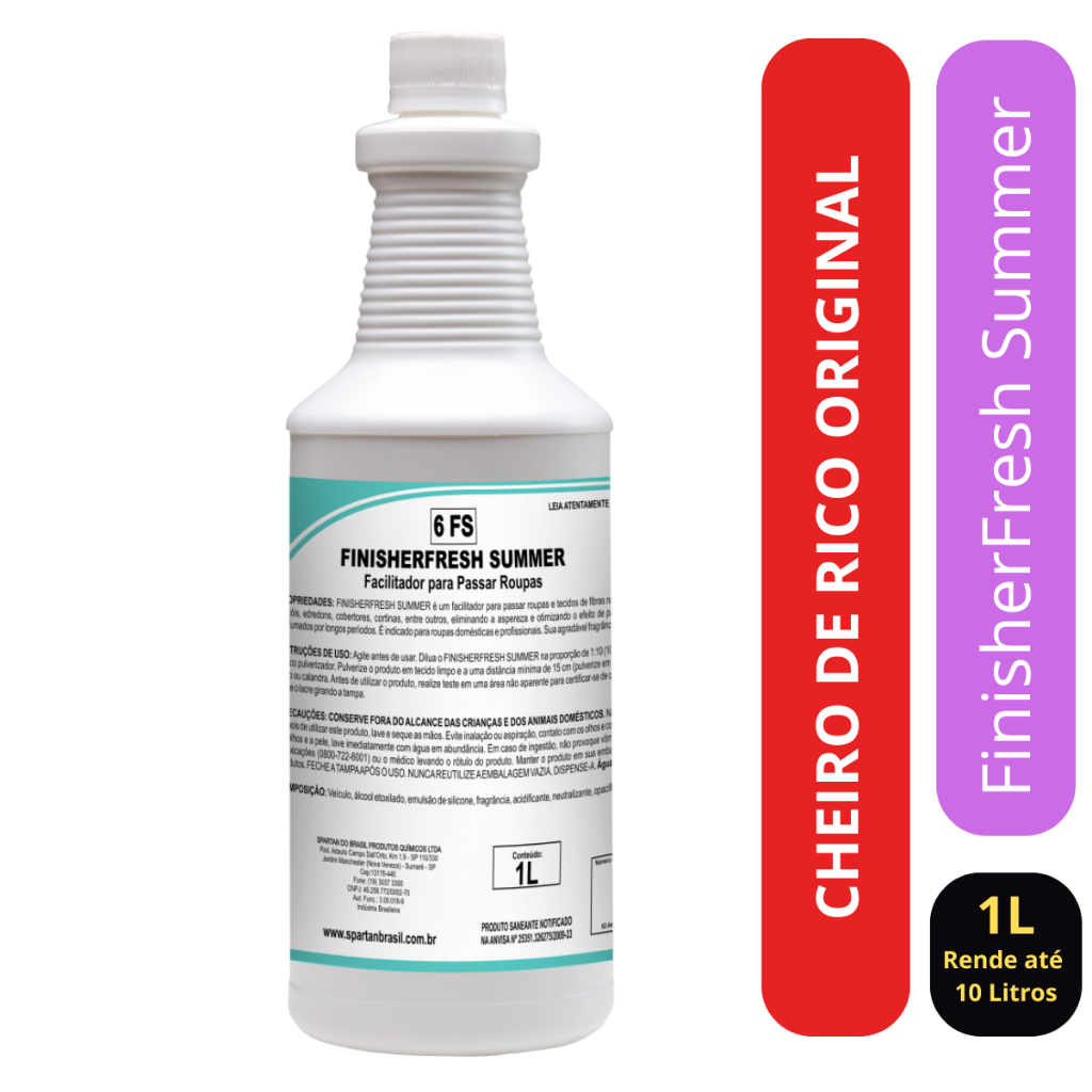 Finisherfresh Summer Finalizador Passadoria Roupa 1l Spartan