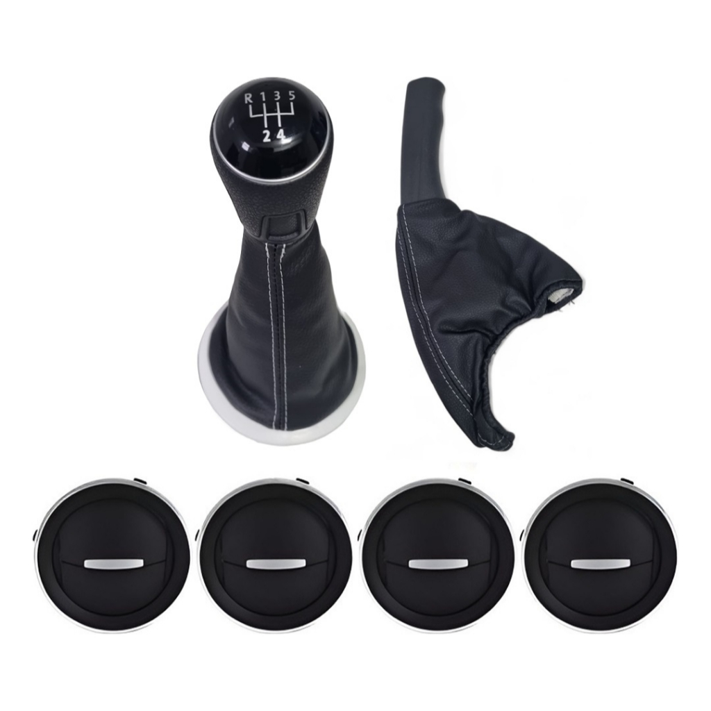 Kit Manopla Coifa Do Cambio, Freio De Mão Difusor Gol G5/g6
