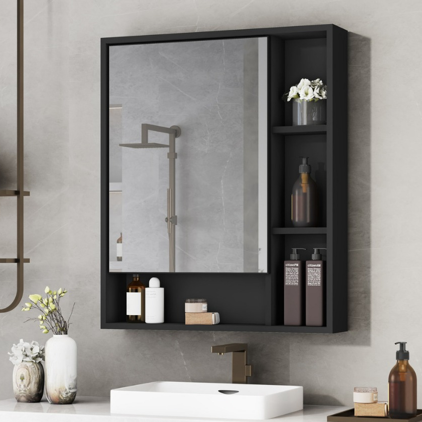 LIQUIDA!!!   Armário Banheiro com Espelheira Porta Selene - Várias Cores
