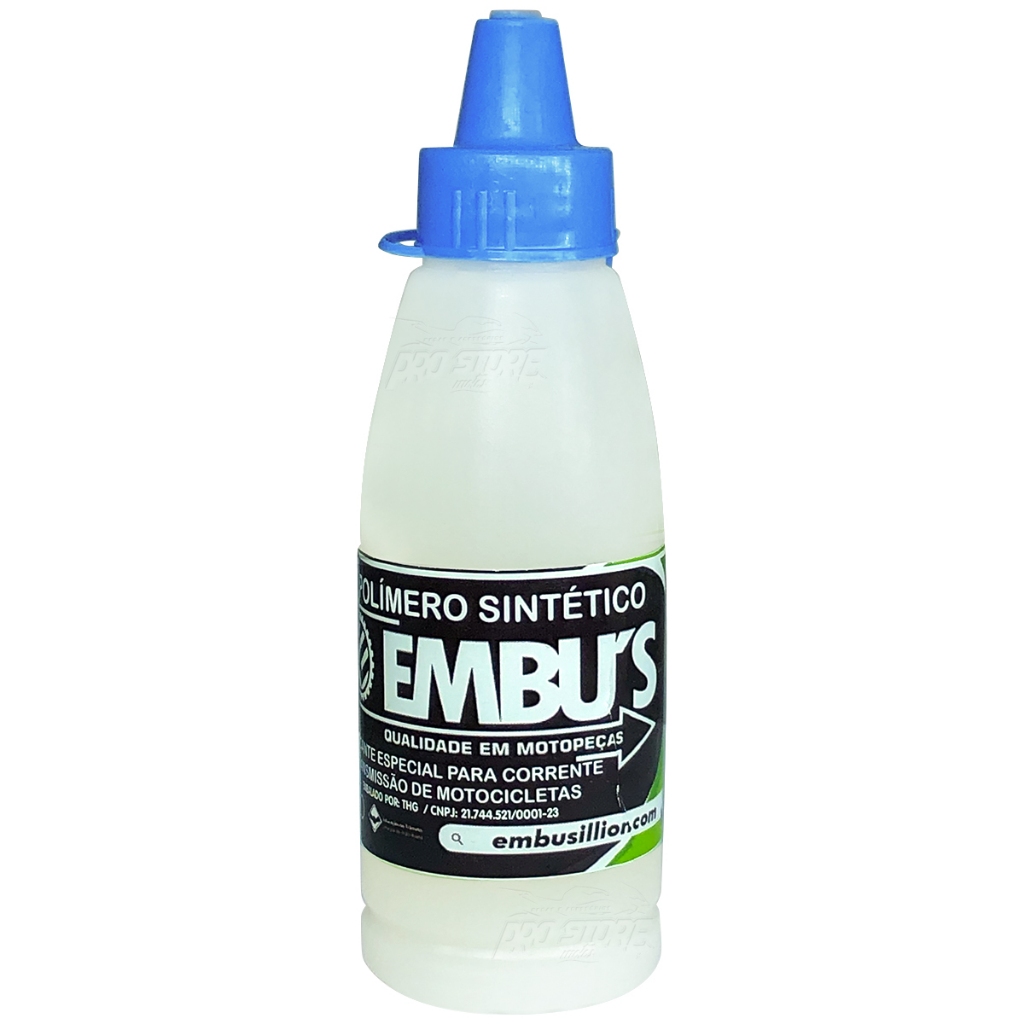 Óleo Lubrificante Polímero Sintético para Correntes de Transmissão Moto 100ML.