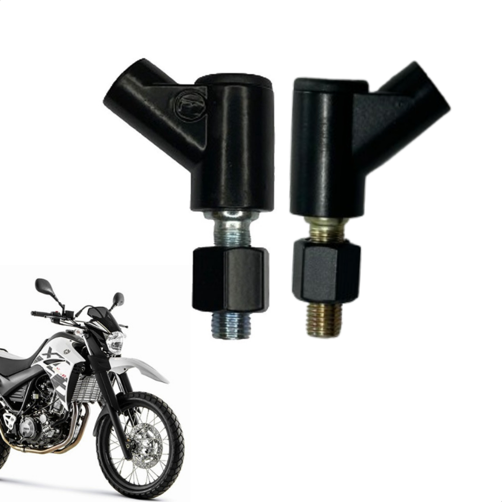Adaptador Y Para Rosca Retrovisor Para Xt660 Yamaha 1 Unidade em Oferta na Shopee