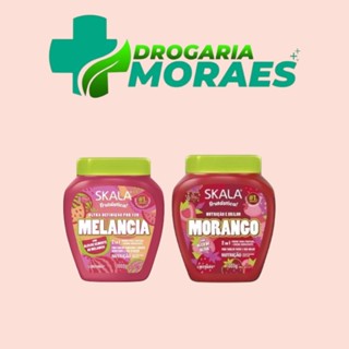 CREME SKALA FRUTAS KIT COM 2 UNIDADES DE 1 KG (MELANCIA E MORANGO) em Oferta na Shopee