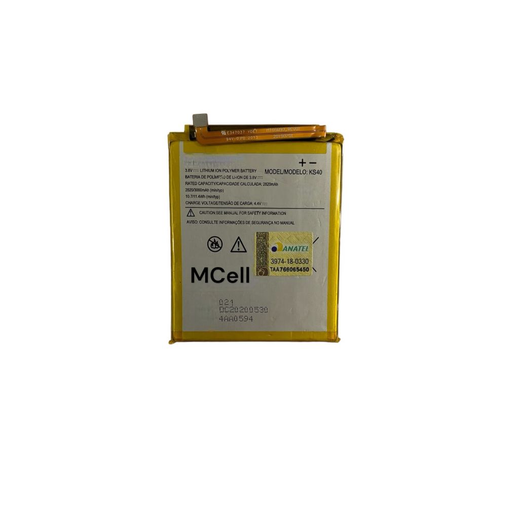 Flex Carga Bateria Ks40 Compatível Moto E6 Play XT2029-3 Envio Imediato