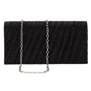 Bolsa Clutch Feminina Transversal com Glitter e Brilho com Alça para Festa, Casamento e Madrinha