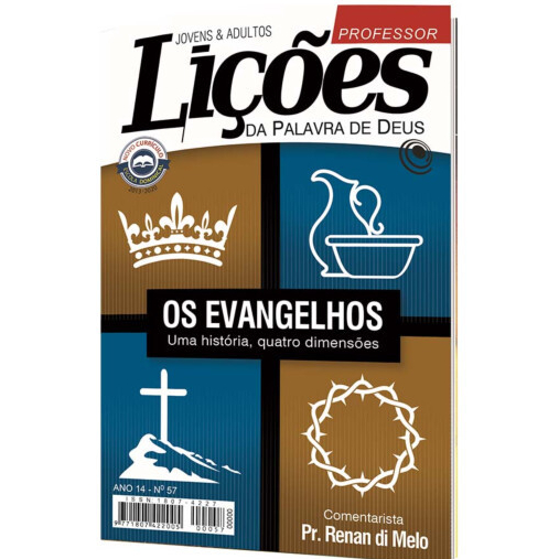 Revista EBD Nº 57 - Lições da Palavra Deus - Os Evangelhos - PROFESSOR