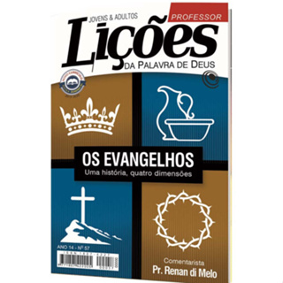 Revista EBD Nº 57 - Lições da Palavra Deus - Os Evangelhos - PROFESSOR em Oferta na Shopee