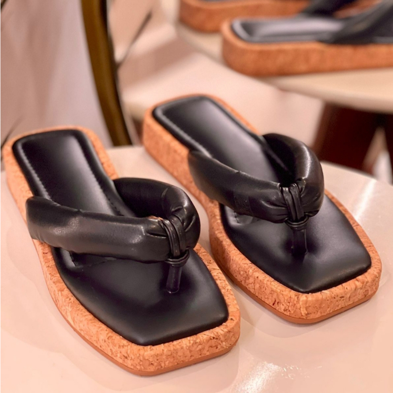 Sandália Rasteirinha Feminina Confortavel Chinelo Feminino Moda Antiderrapante Leve Macio Praia