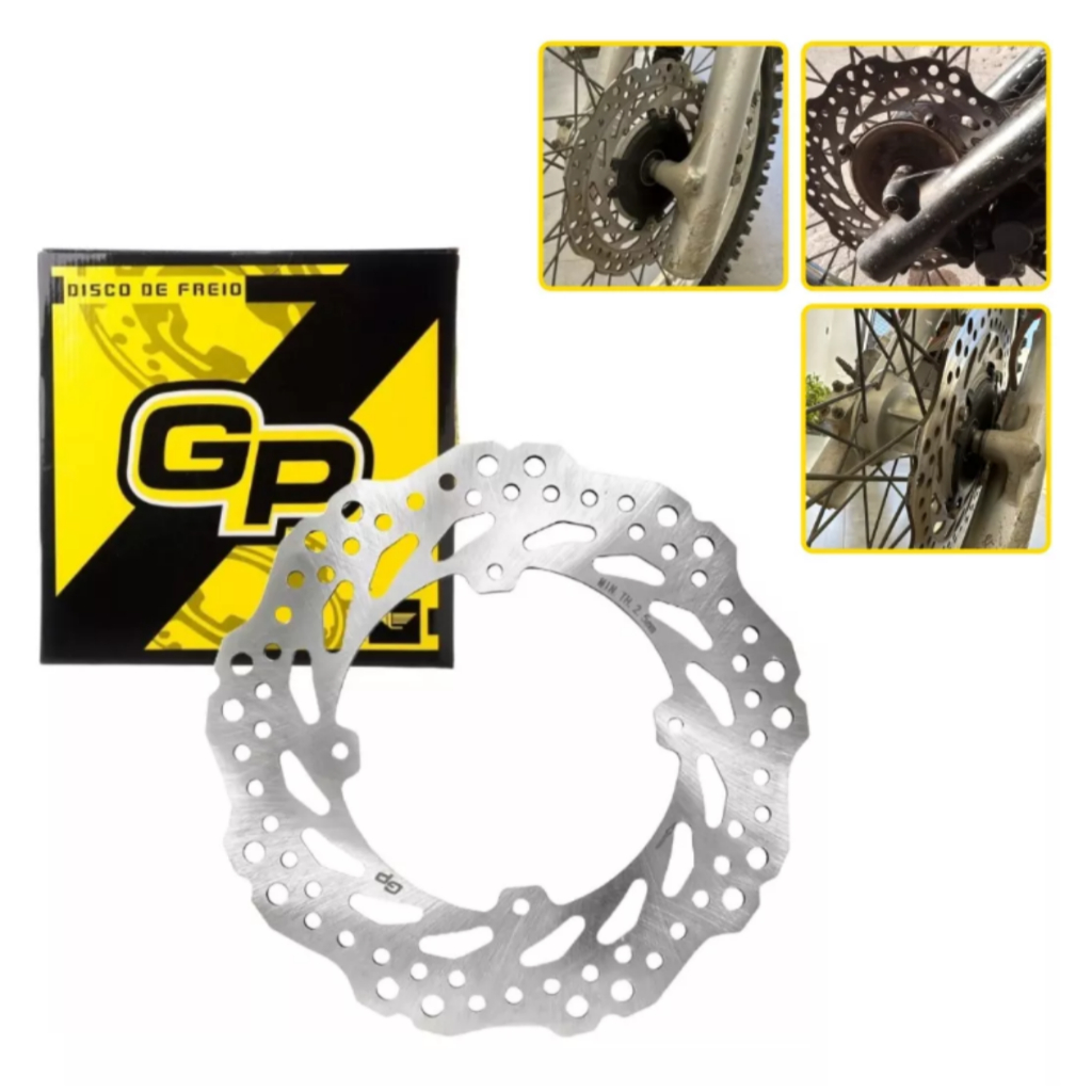 Disco de Freio Dianteiro Gp7 Honda Crf 250f CRF 230F XR 200 TORNADO XR250 - Spare Parts and Accessories for Vehicles