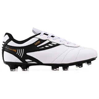 Chuteira em Couro Legitimo Futebol Campo Trava - Resistente Costurada - Original  R416-03A em Oferta na Shopee