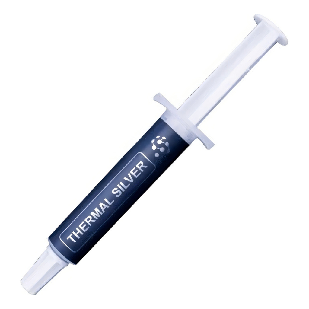 Pasta Térmica seringa 5g ou 2g Prata para Pc Ps4 Processador Cooler Thermal Silver Implastec