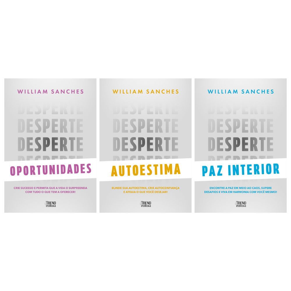 Kit Desperte - William Sanches em Oferta na Shopee