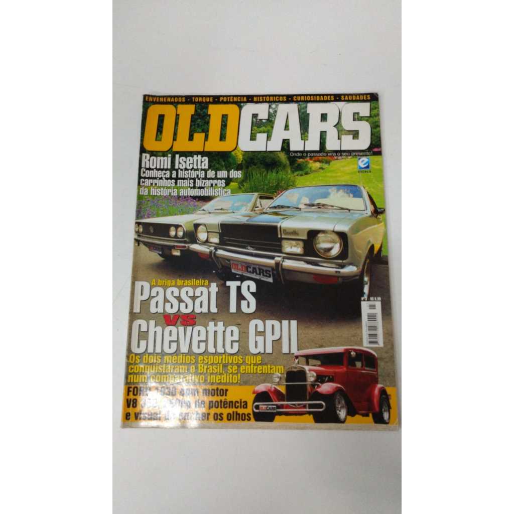 Revista Old Cars 3 Passat Ts Chevette Gpii Ford 15739