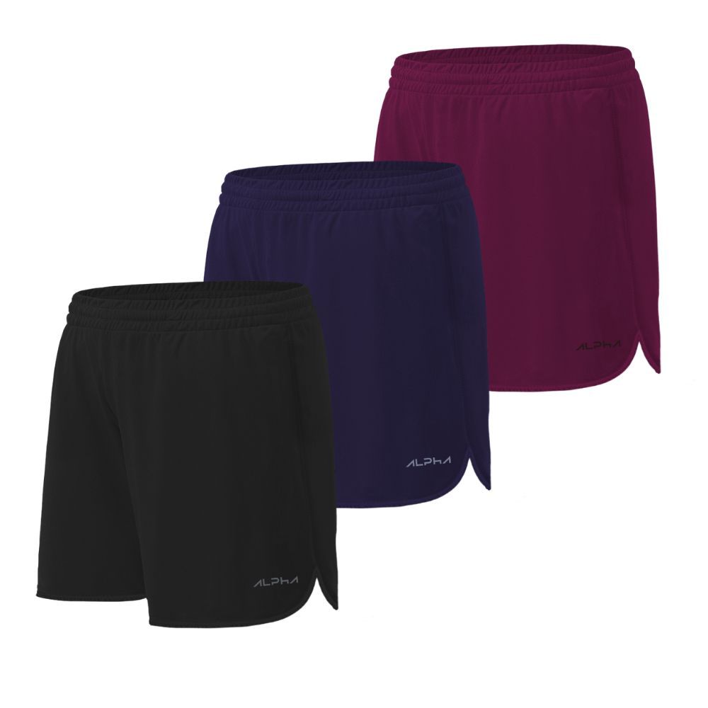 Kit 3 Shorts de Corrida Dry Alpha Co