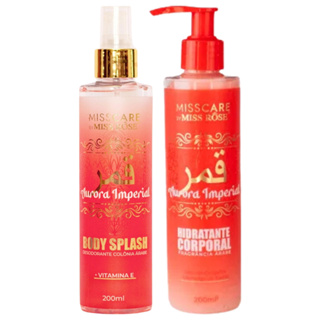 Kit 2pç Body Splash e Hidratante Corporal Árabe Miss Rose em Oferta na Shopee