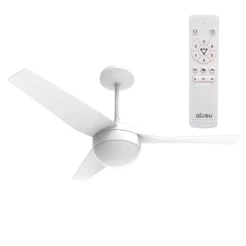 Ventilador De Teto Aliseu Jet ECO Branco - Bivolt - Com Controle Remoto
