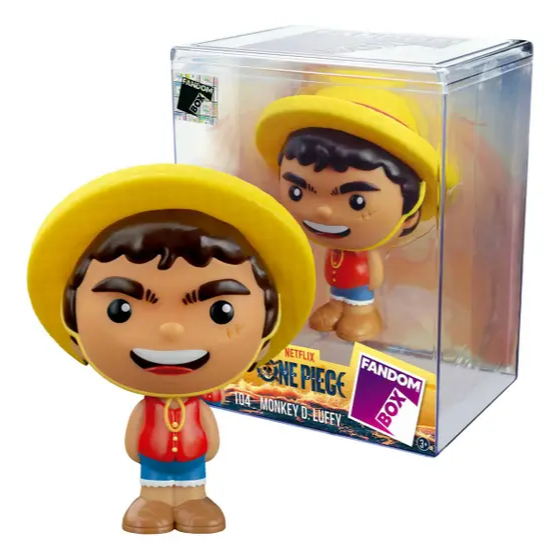 Fandom Box Boneco Monkey D. Luffy One Piece Em Vinil 10cm - Líder Brinquedos