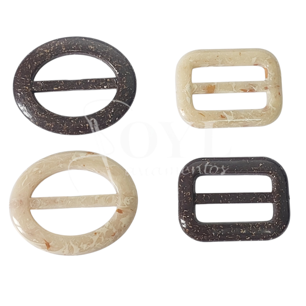 Kit 5 a 10  Fivela Passante Oval Retangular ABS 37mm / 40mm  Para Arreatas Em Geral Confecção Artesanato Confecção Promo