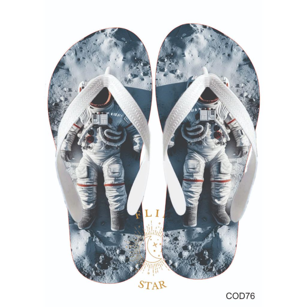 Chinelo Astronauta - Estampas Variadas | Tamanhos Adulto e Infantil