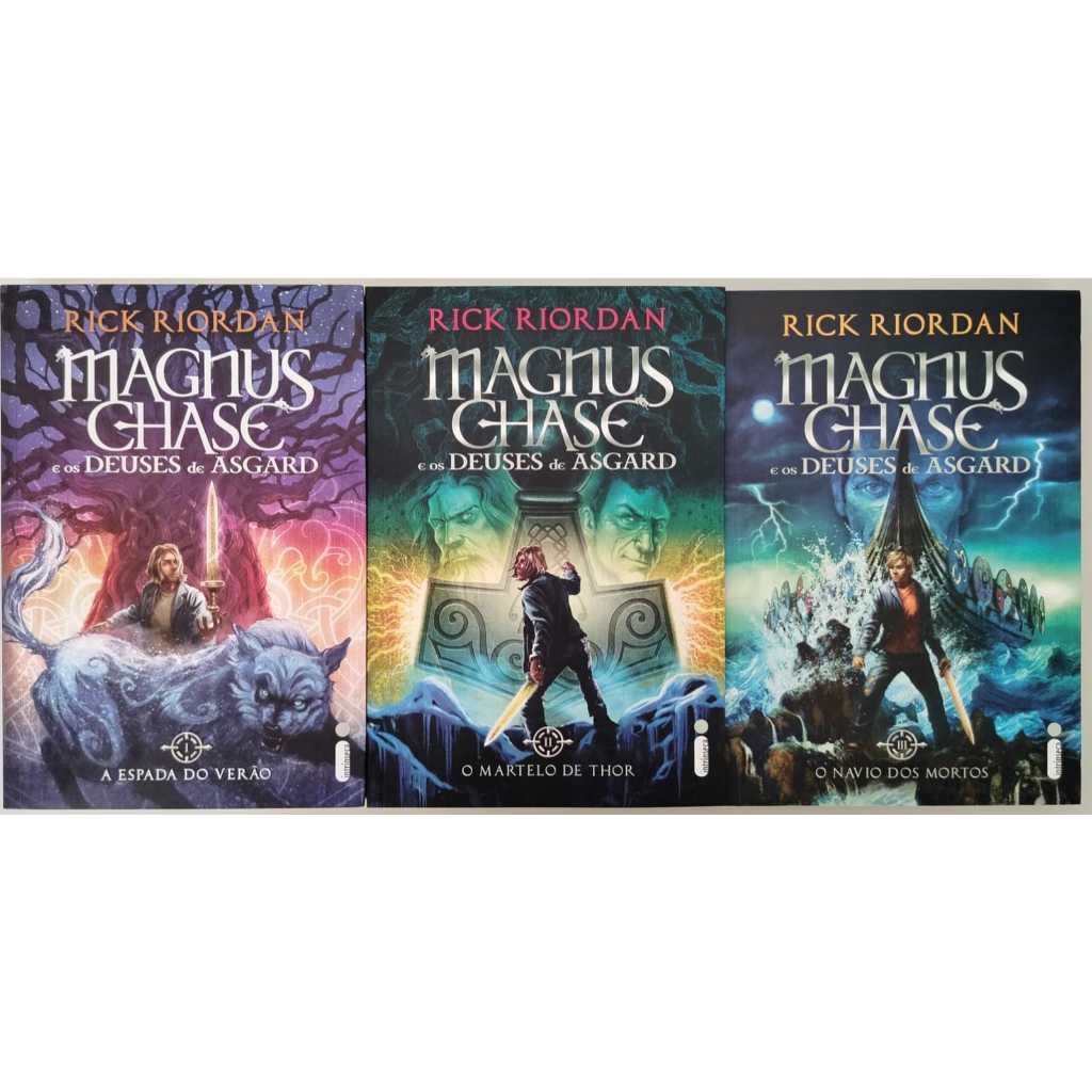 Livro Kit Série Magnus Chase e os deuses de Asgard (Os 3 volumes da Série) Rick Riordan Intrínseca