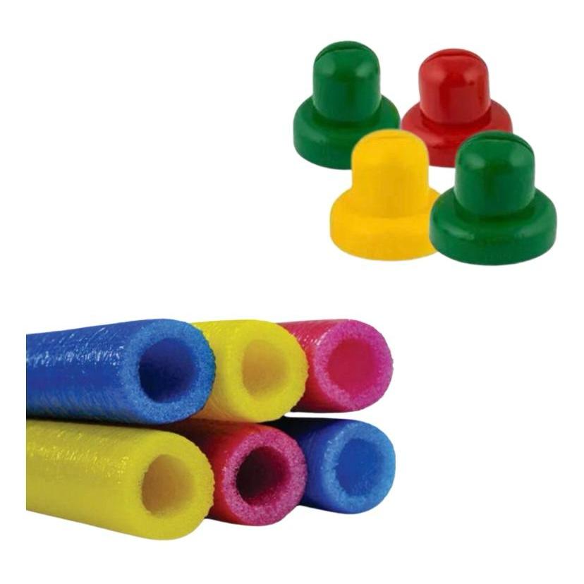 Conjunto de 8 Isotubos e 8 Ponteiras para Uso Profissional