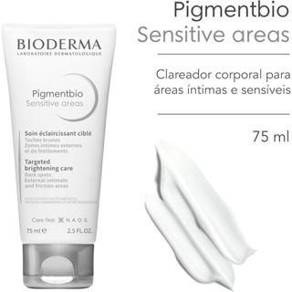 Creme Clareador Bioderma Pigmentbio Sensitive Áreas Sensíveis 75ml em Oferta na Shopee