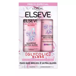 Kit Shampoo 375ml + Cond 170ml Elseve Glycolic Gloss