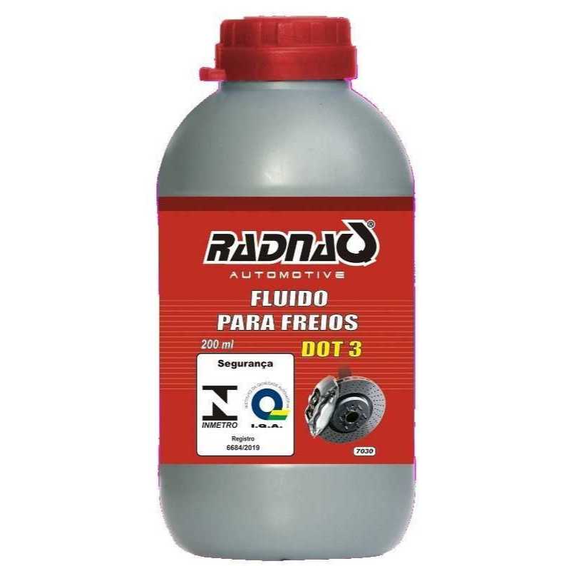 FLUIDO FREIO DOT 3 200ML - RADNAQ em Oferta na Shopee