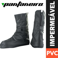 Polaina Bota De Chuva Galocha Motoqueiro Impermeável PVC Pantaneiro