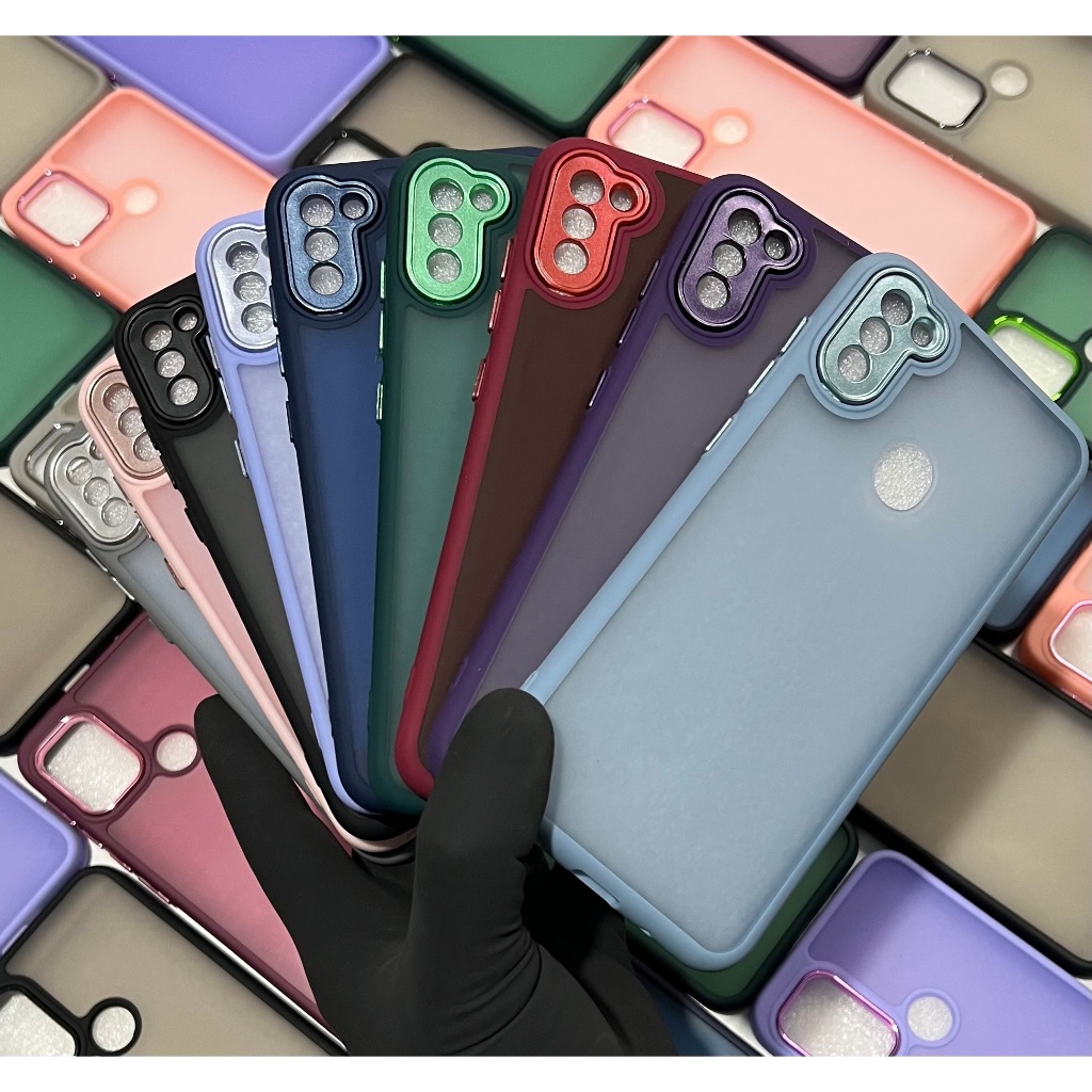 Capa Space Samsung Galaxy A11/ Capa + Pelicula ceramica ou So 1 Capinha Acrilico fosco Case