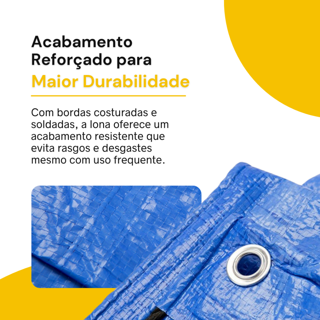 Lonas VÁRIOS TAMANHOS Mt Azul Plastica Impermeavel Festa Telhado Multiuso TNT · foto 2