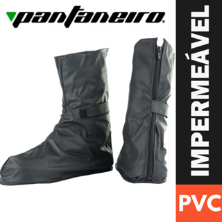 Polaina Bota De Chuva Galocha Motoqueiro Impermeável PVC Pantaneiro em Oferta na Shopee