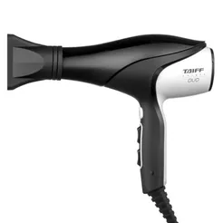 SECADOR DE CABELO TAIFF UNIQUE DUO 2700W BRANCO/PRETO BIVOLT