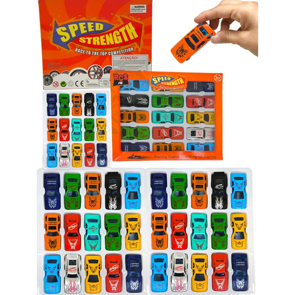 Kit Carrinhos Colorido Infantil  Coleção Inquebravel  Brinquedo Tipo Hot Wheels Carrinho de Metal em Oferta na Shopee