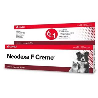 Pomada Creme Neodexa Para Gatos e Cães Com Ferimentos E Alergia 15g Coveli em Oferta na Shopee