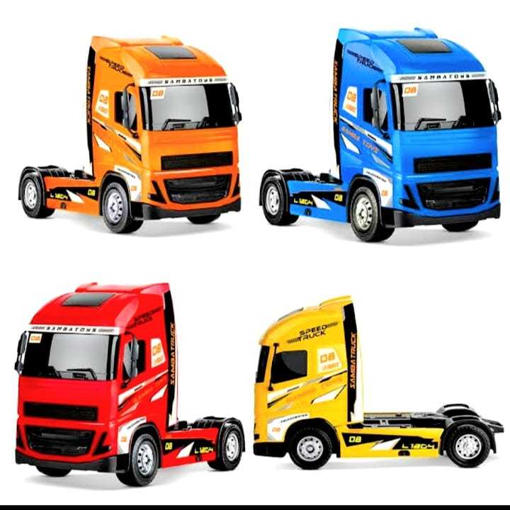 Miniatura Caminhão Bruto Truck Racing Plástico
