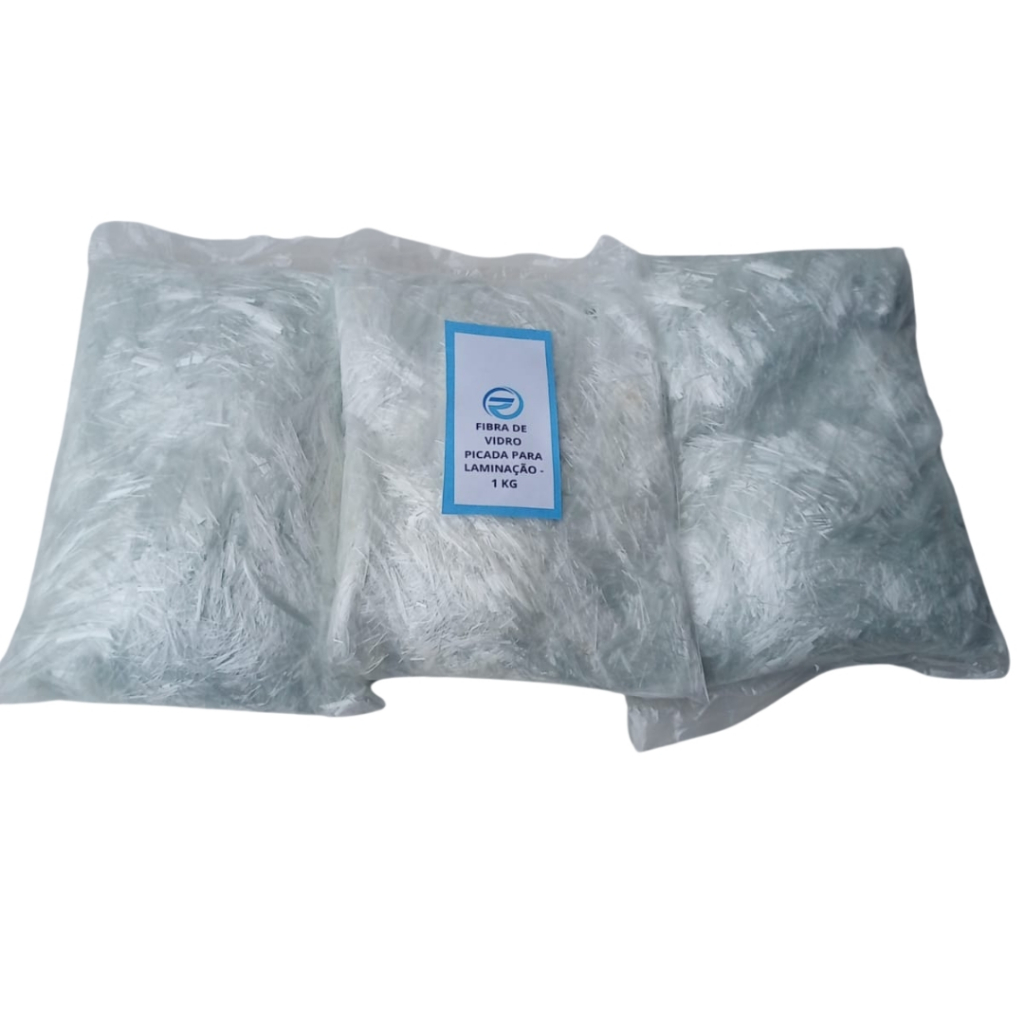Fibra De Vidro Picada Para Laminação (2 Kg) em Oferta na Shopee